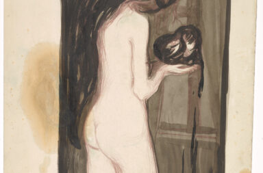 Edvard Munch "Piken og hjertet", 1896. Foto: Munchmuseet / Tone Margrethe Gauden